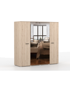 Bologna tükrös gardróbszekrény San Remo homok