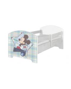 Disney Mickey egeres Ágy 140 X 70 leesésgátlós AJÁNDÉK MATRACCAL